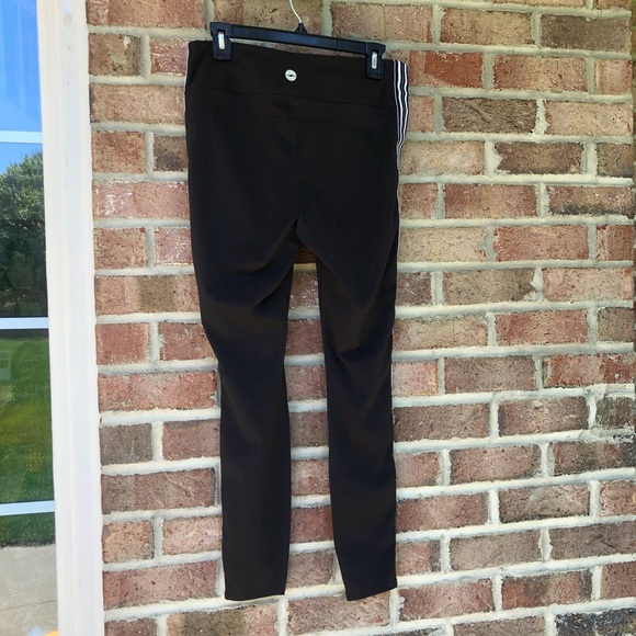 Avia grey & black with white stripes active leggings Like New - 2 pair bundle - Picture 2 of 16